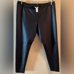 Vegan leather pants